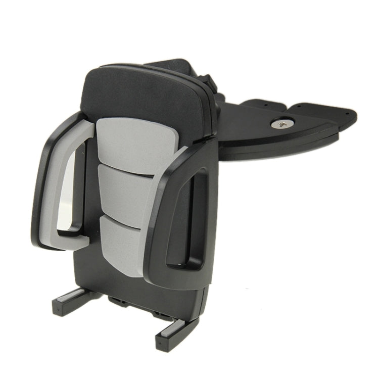 360 Degrees Rotating Car Mobile Phone Holder Install on Vehicle CD Player Disk Slot Stand Mount, Clip Size: 50mm-105mm, For iPhone, Galaxy, Sony, Lenovo, HTC, Huawei, and other Smartphones