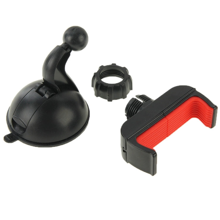 360 Degree Rotation Design Super Suction Cup Car Mount Holder, For iPhone, Galaxy, Sony, Lenovo, HTC, Huawei, and other Smartphones of Width as 6.3cm-9cm Mobile Phone
