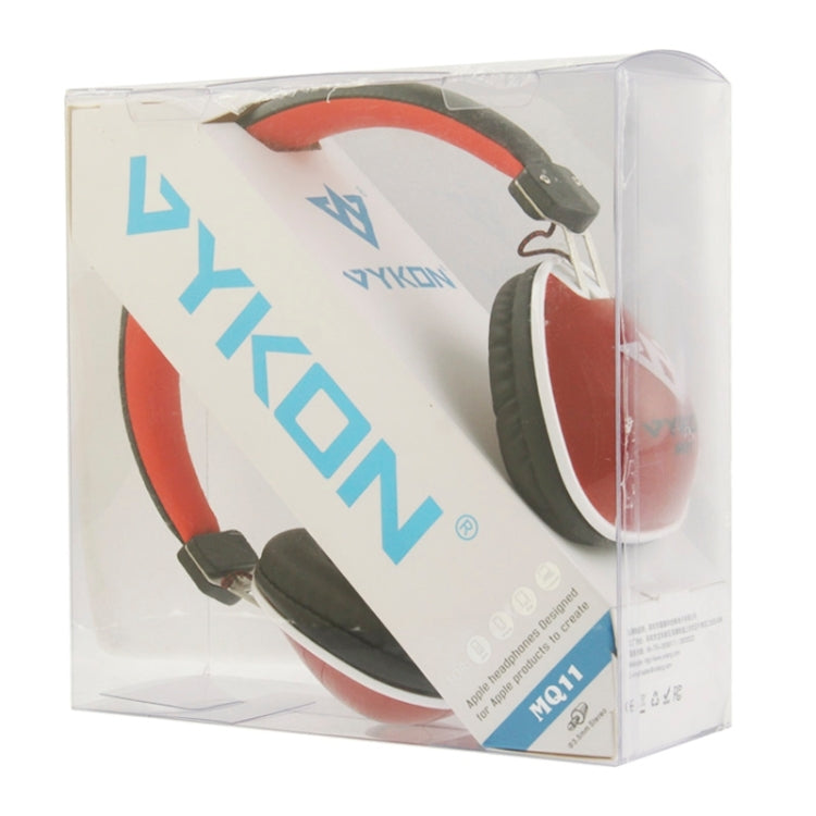 Universal Stereo Headset with MIC for All Audio Devices, Cable Length: 1.3m (Red + Black)