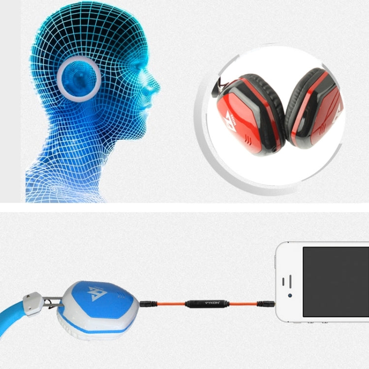 Universal Stereo Headset with MIC for All Audio Devices, Cable Length: 1.3m