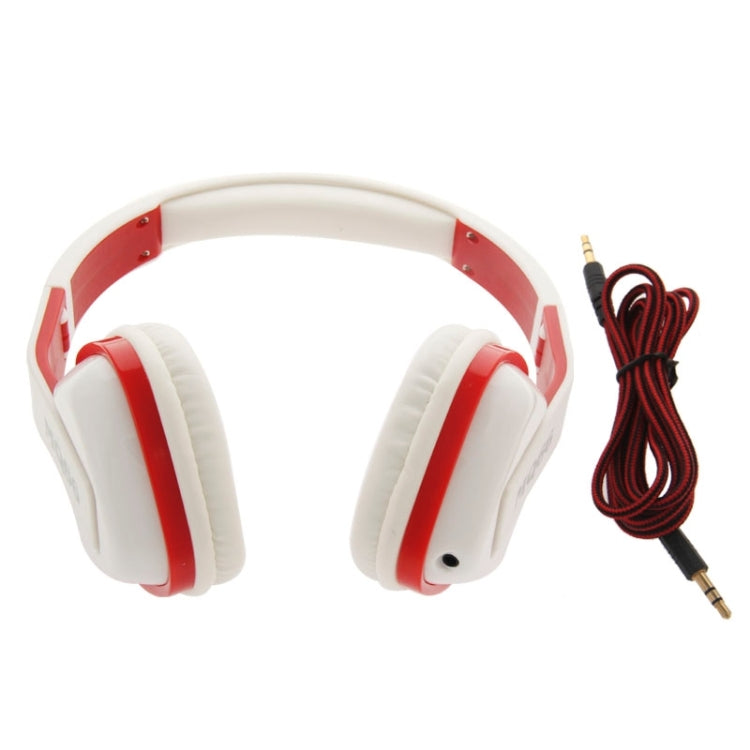 Universal Stereo Headset for All Audio Devices, Cable Length: 1.2m (Orange + White)