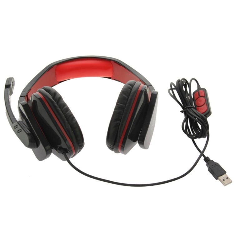 Universal USB Plug Stereo Headset with Mic for Computer, Cable Length: 2m