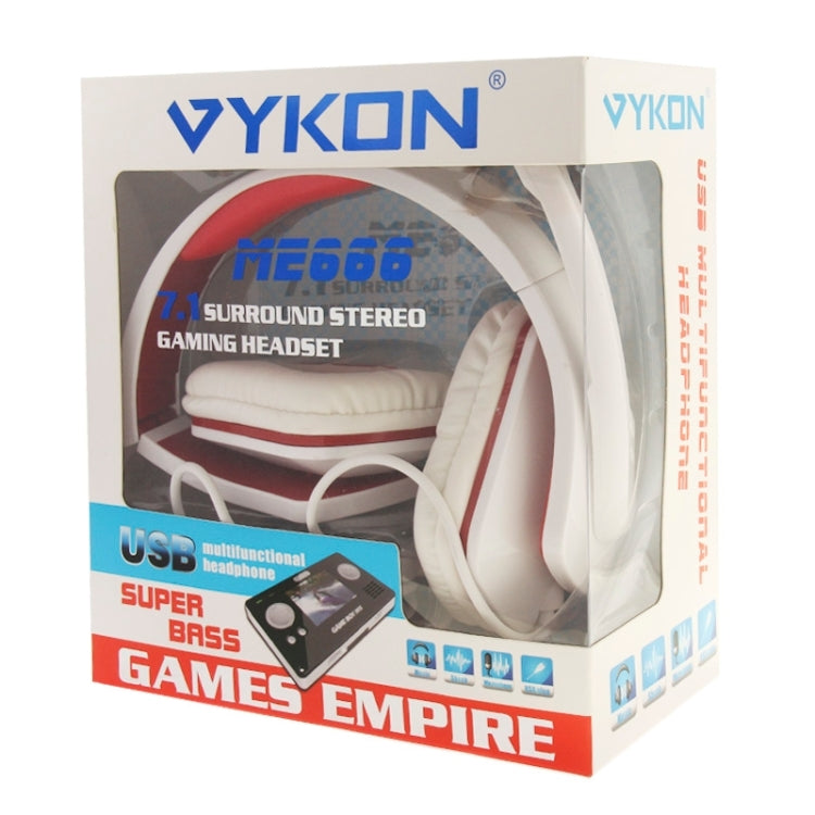 Universal USB Plug Stereo Headset with Mic for Computer, Cable Length: 2m