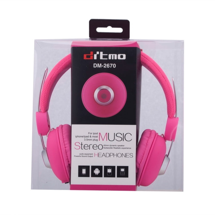 DM-2670 Universal Stereo Headset, For iPad, iPhone, Galaxy, Huawei, Xiaomi, LG, HTC and Other Smart Phones