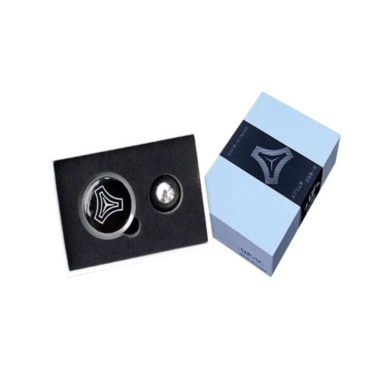 UF-V Magnetic Self Stick Car Air Vent Mount Phone Holder with Washable PU Adhesive, Below 5 inch Mobile Phone Can Be Use, For iPhone 8 & 7 / 6 & 6s & 5 & 5s & SE