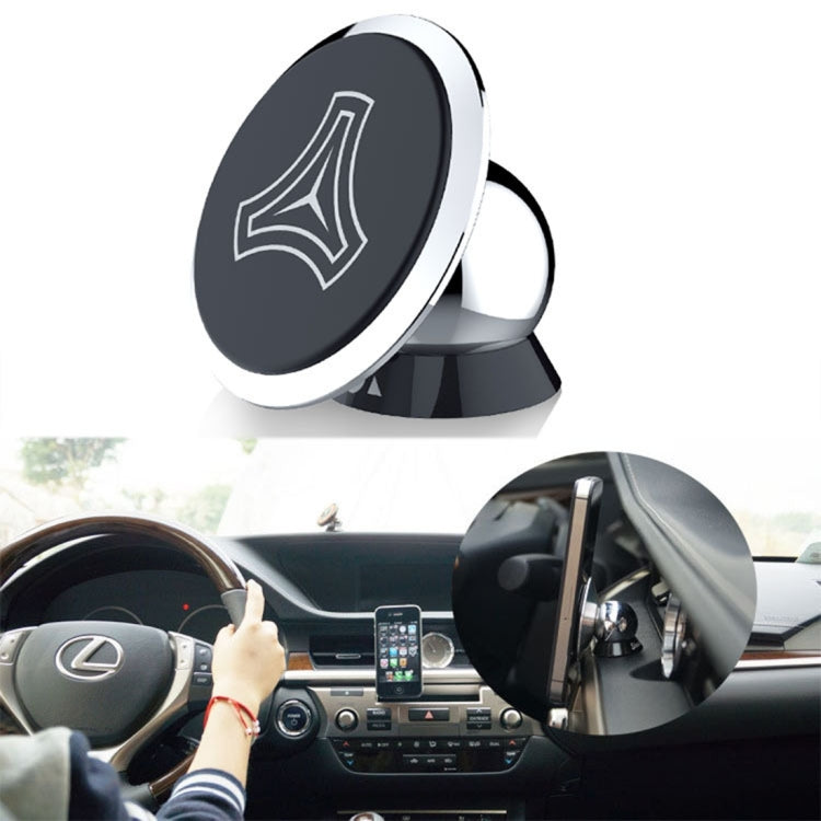 UF-V Magnetic Self Stick Car Air Vent Mount Phone Holder with Washable PU Adhesive, Below 5 inch Mobile Phone Can Be Use, For iPhone 8 & 7 / 6 & 6s & 5 & 5s & SE