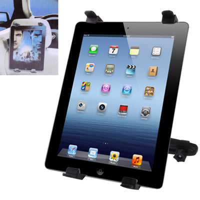 360 Degree Rotation Universal Vehicle Rear Seat Holder, For iPad 4 / New iPad / iPad 2 / P6800 / P6200 / P3100 / All Tablet PC(Black)