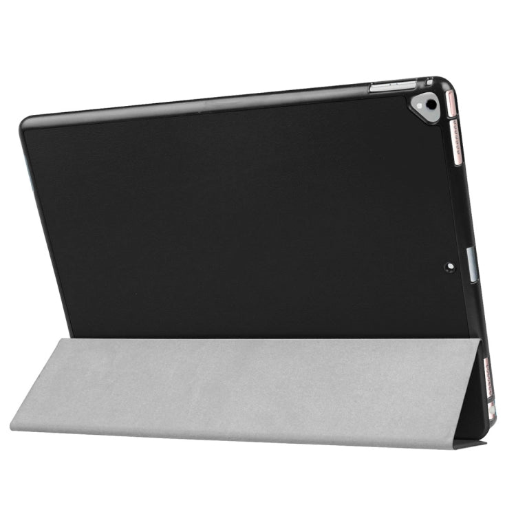 Custer Texture Horizontal Flip Smart Leather Case with 3-folding Holder & Sleep / Wake-up Function for iPad Pro 12.9 inch 2017 / 2015
