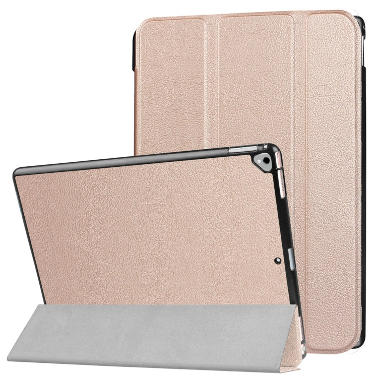 Custer Texture Horizontal Flip Smart Leather Case with 3-folding Holder & Sleep / Wake-up Function for iPad Pro 12.9 inch 2017 / 2015