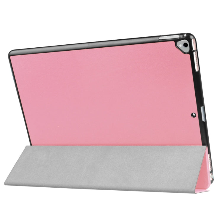 Custer Texture Horizontal Flip Smart Leather Case with 3-folding Holder & Sleep / Wake-up Function for iPad Pro 12.9 inch 2017 / 2015