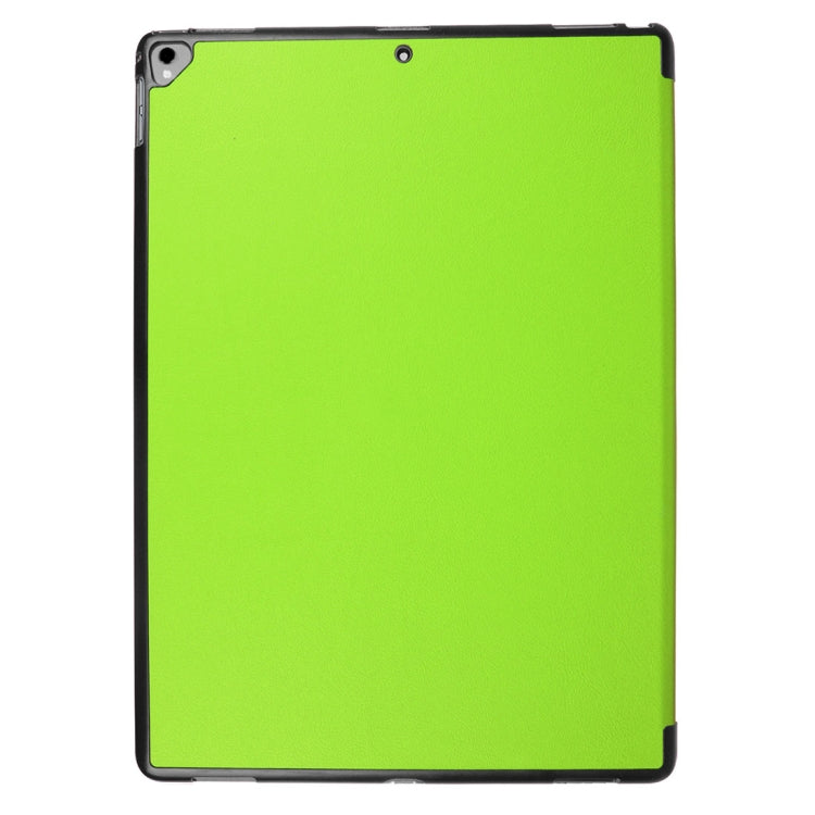 Custer Texture Horizontal Flip Smart Leather Case with 3-folding Holder & Sleep / Wake-up Function for iPad Pro 12.9 inch 2017 / 2015