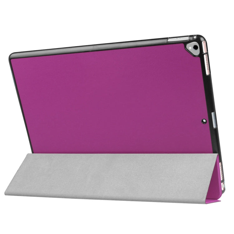 Custer Texture Horizontal Flip Smart Leather Case with 3-folding Holder & Sleep / Wake-up Function for iPad Pro 12.9 inch 2017 / 2015