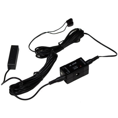 Small IR Infrared Repeater Kit System IR Emitters Extender(Black)