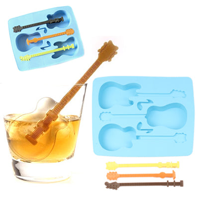Creative Guitar 3 Ice Mold(Blue)