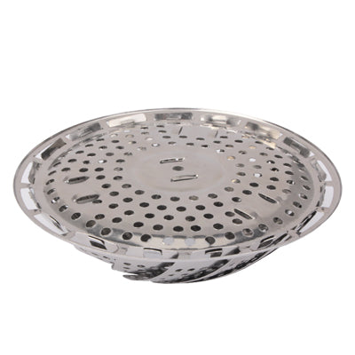 Multifunction Stainless Steel Folding Fruit Plate Fruit Dish / Steam Rack