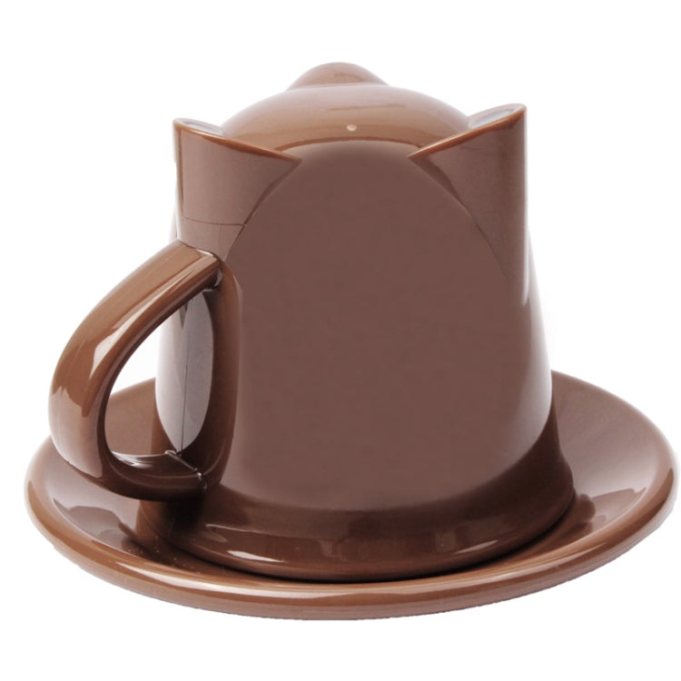 Cartoon Creative with Dish Coffee / Milk Cup, Capacity: 350ml