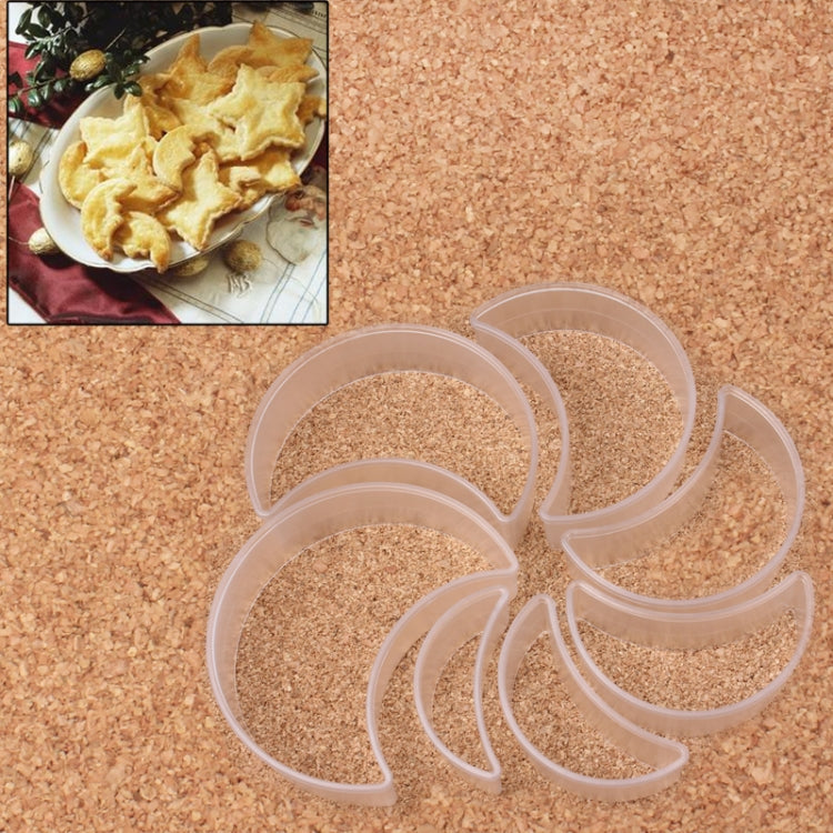 Moon Shape Food Processing Machine for Soft Biscuit Machine / Cake Biscuit Moulds (7pcs in one packaging, the price is for 7pcs)
