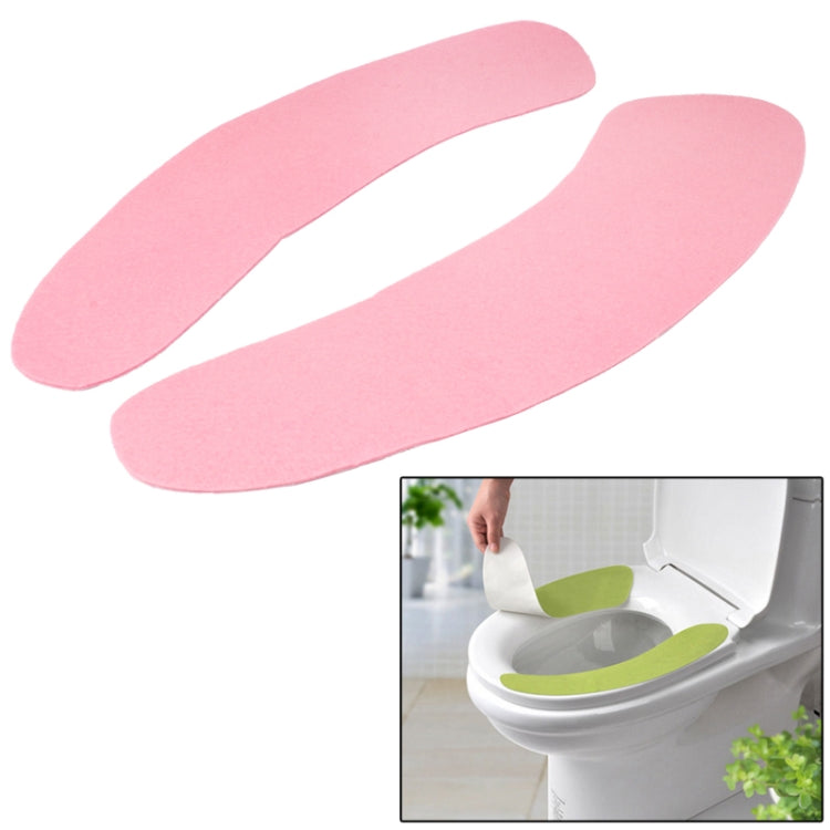 Antibacterial Moistureproof Toilet Seat Cushion Mat(Pink)