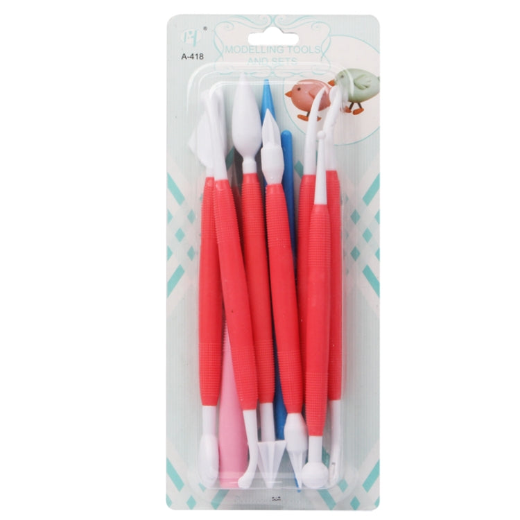 10 PCS Cake Modelling Tool Set (Random Color)