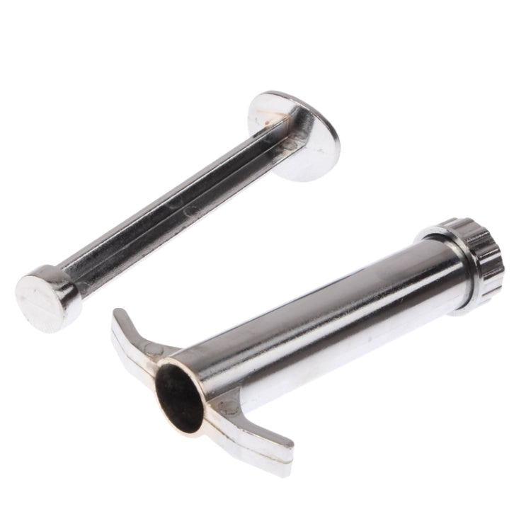 Cake Mold Decorating Cream Pen Chocolate Mounting Patterns Tools Piping Device(Silver)