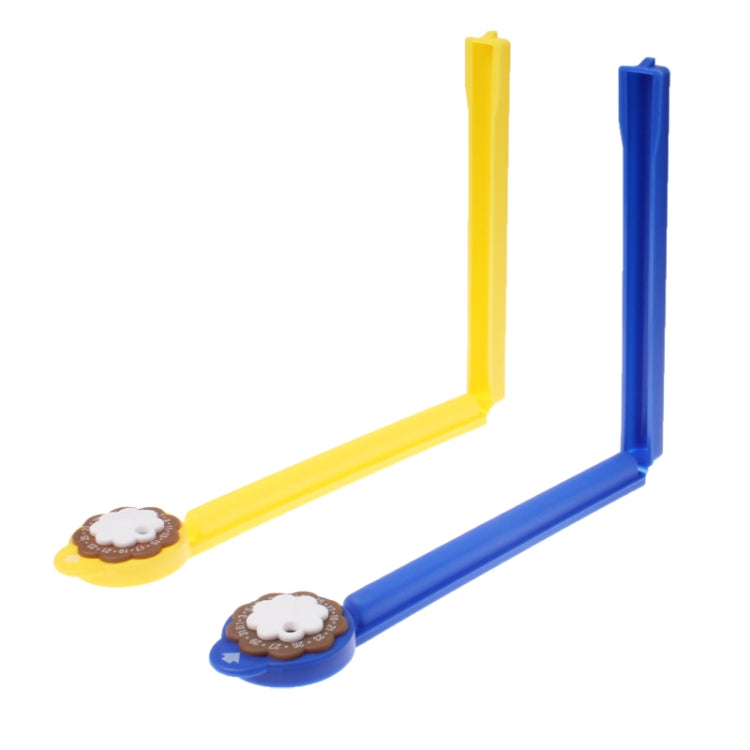 2 PCS Date Label Food Storage Bag Sealing Clips Sealer Food Clip (Random Color Delivery)