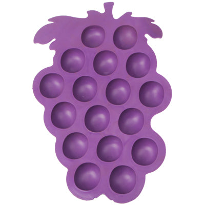 Creative Grape Shape 17-Grid Ice Cube Tray(Purple)
