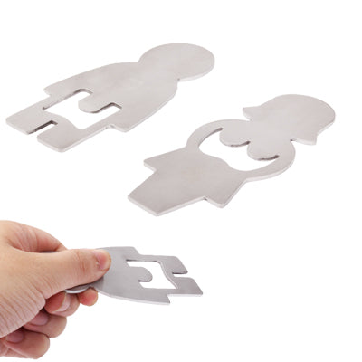 Creative Girl & Boy Shaped Stainless Steel Bottle Opener
