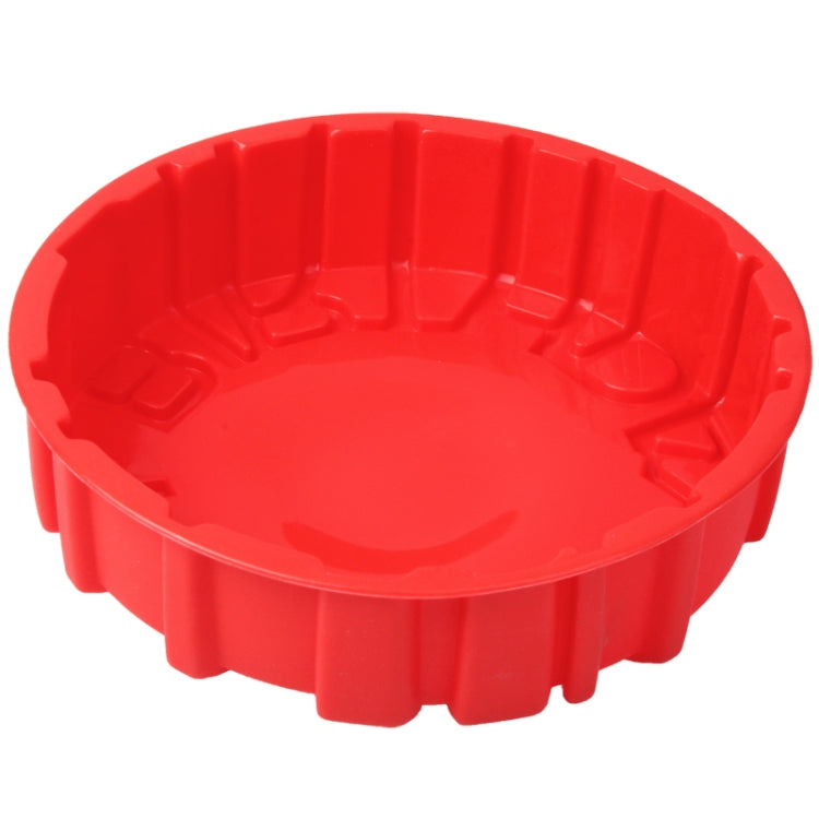 Round Shape Silicone Birthday Cake Mold