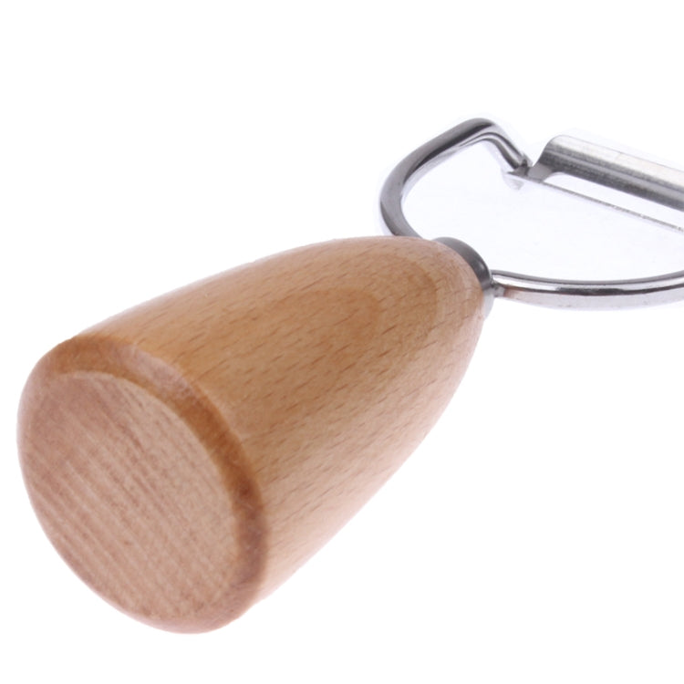 Smiley Wooden Handle Stainless Steel Peeler, Length: 11.7cm