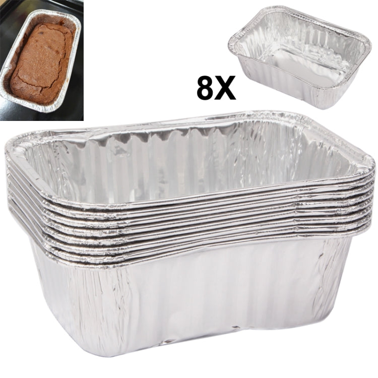 Disposable Aluminum Foil Cake & Bread Mold (8pcs in one packaging, the price is for 8pcs)