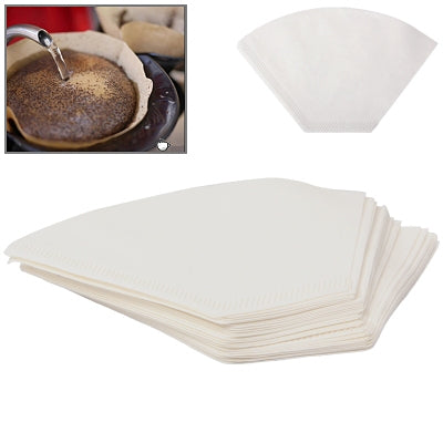 40 PCS Coffee Machine Filter Paper(White)