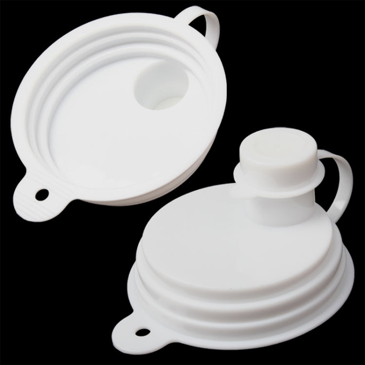 2 PCS Practical Coke Can Lid with Spout(White)