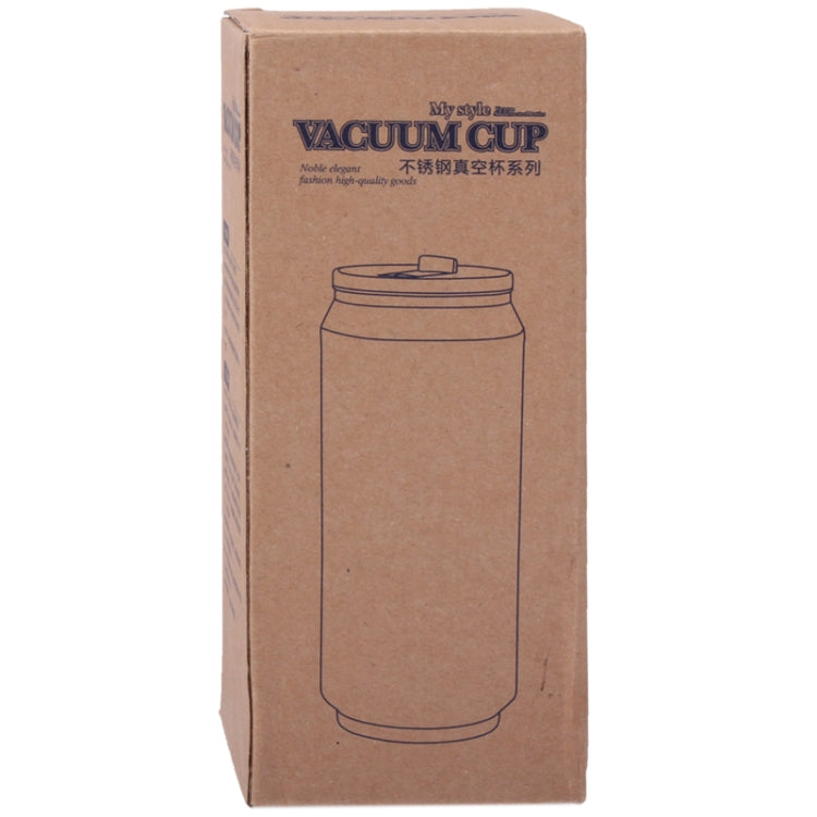 450ml Cola Vacuum Can Stainless Steel Vacuum Cup, Size: 7 x 7 x 17cm