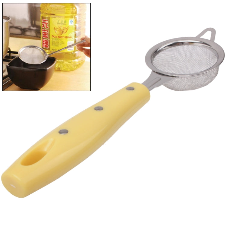 Plastic Handle Kitchen Cooking Utensil Fry Skimmer Slotted Soup Ladle