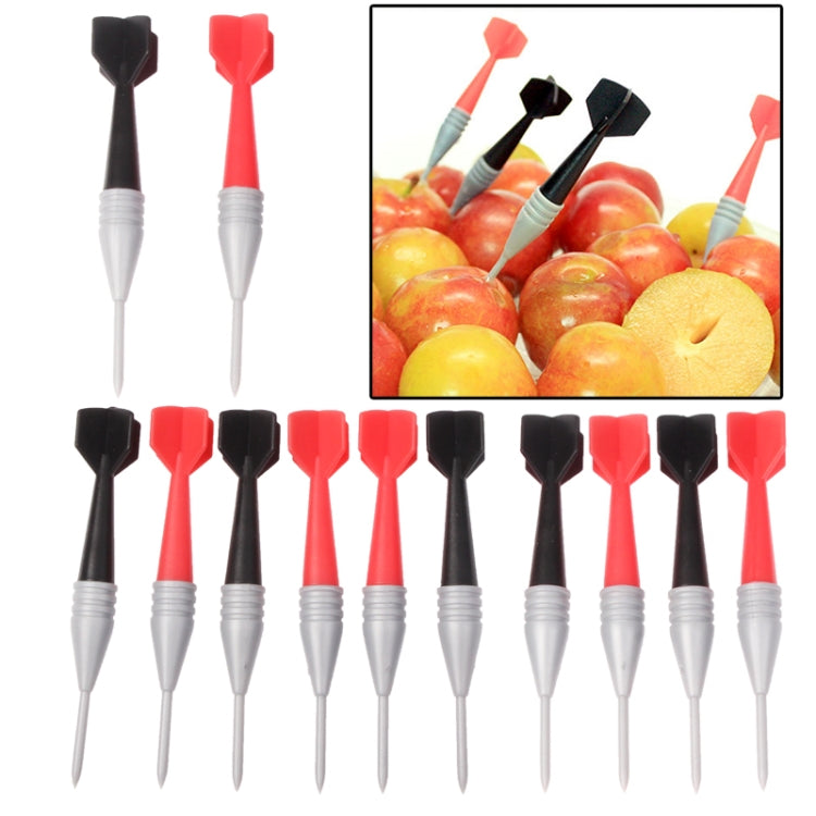 12 x Reusable Darts Design Fruit Fork
