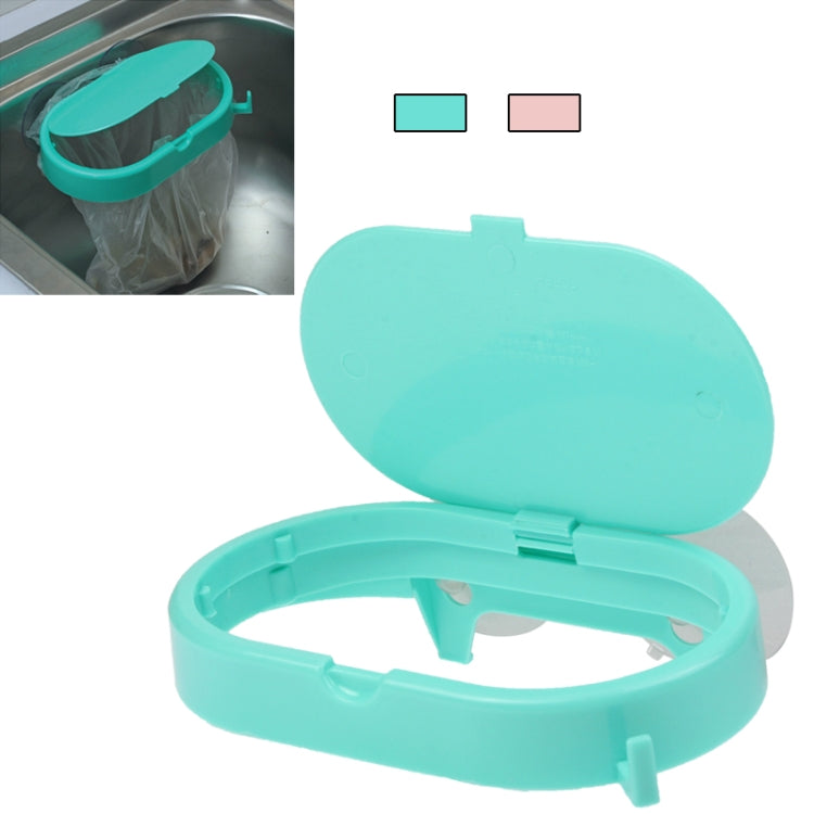 Double Suction Cup Seamless Lid Garbage Bag Holder (Random Color Delivery)