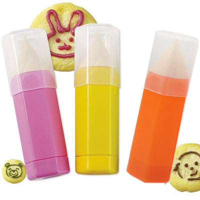 DIY 3 Set of Pen Bread / Cake Food Painting Pen / Authoring Tools