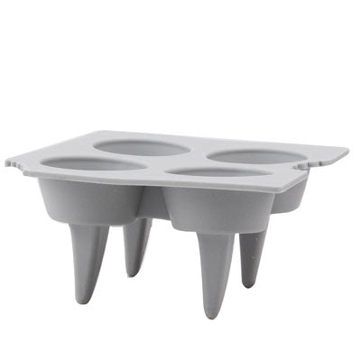 Novelty Shark Fin 4-Grid Ice Cube Tray (Random Color Delivery)