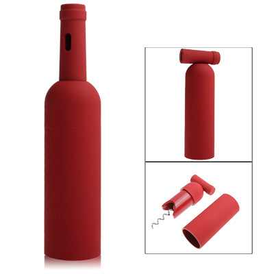 Bottle Shape Automatic Bottle Opener (Red)
