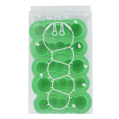 Cool Caterpillar 3D Shape 5-Grid Ice Cube Tray (Random Color Delivery)
