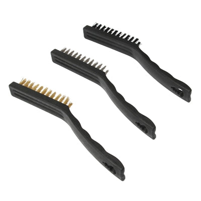 Stove Brushes Iron Brush + Stainless Steel + Brush Nylon Brush