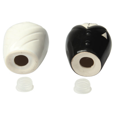 Ceramic Bridegroom and Bride Caster Creative Europe Amorous Feelings Condiment Bottles