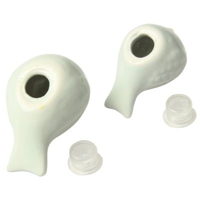 2 pcs Pair of Ceramic Magpie Style Caster Creative Condiment Bottles