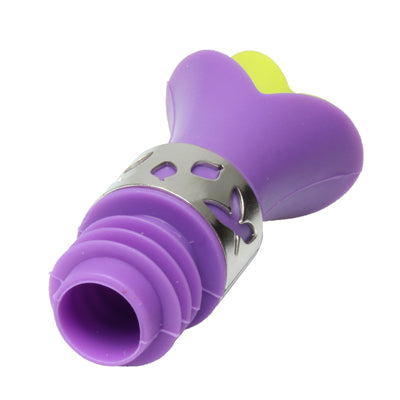 Multi-Functional Elegant Mini Wine Red Wine Dumping Pourer Bottle Stopper Funnel (Green + Purple)