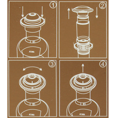 Vacuum Sealed Wine Bottle Freshen Stopper Plug