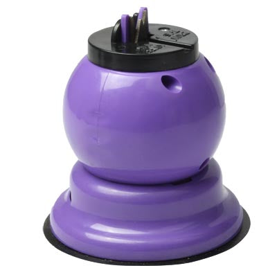 Mini Gourd Shaped Adjustable Knife Grinder, Size:8.5x10x8cm(Purple)