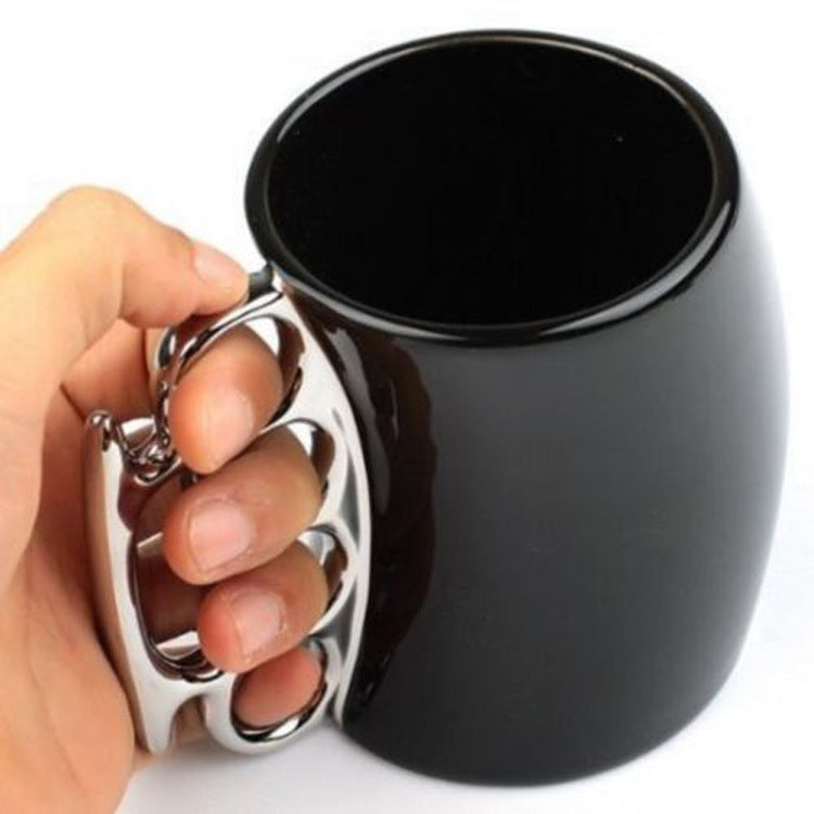 Creative Fist Ceramics Cup Coffee Cup Container with Holder