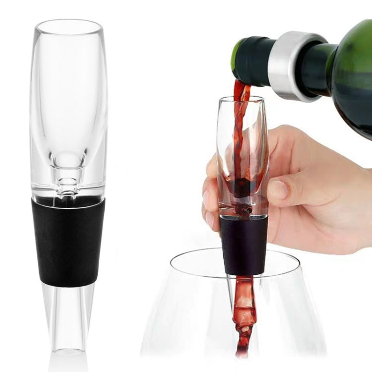 Elegant Fashion Red Wine Decanter/The Wine Pourer(Transparent)
