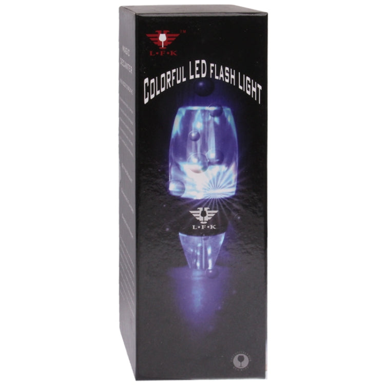 Magic Decanter Essential Aerator Sediment Filter with LED Induction for Red Wine(Transparent)