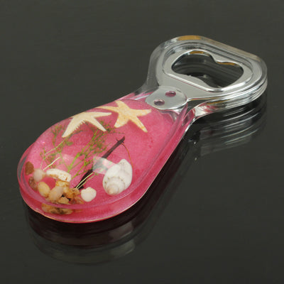 Amber Style Pink Pattern Design Bottle Opener Soda Cola Beer Decapper